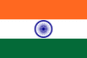 Flagge von Indien