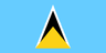 Flagge von St. Lucia