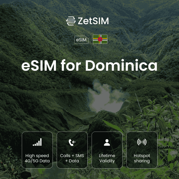 eSim für Dominica 