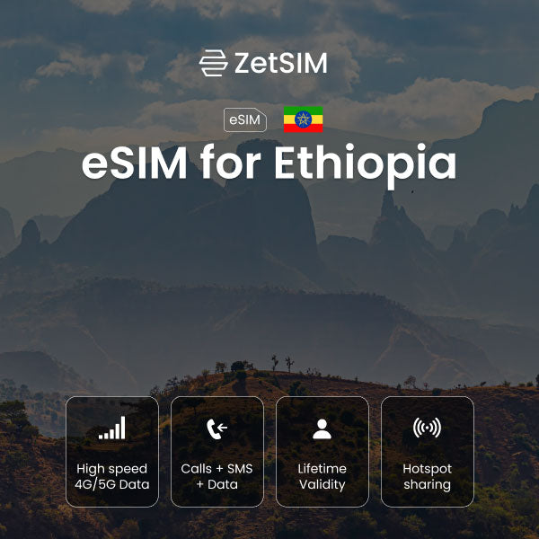 Äthiopien eSIM-Plan 