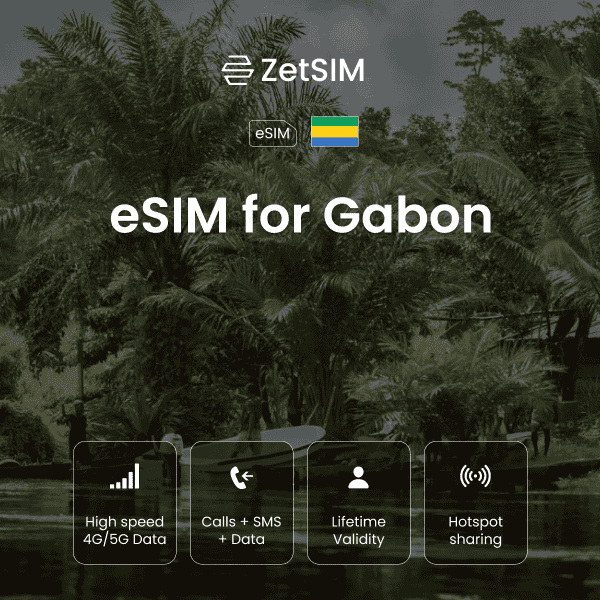 eSim für Gabun 