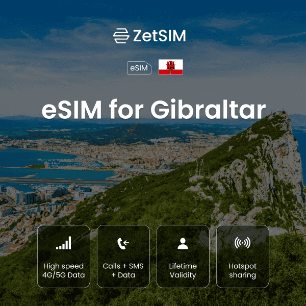 eSim für Gibraltar 