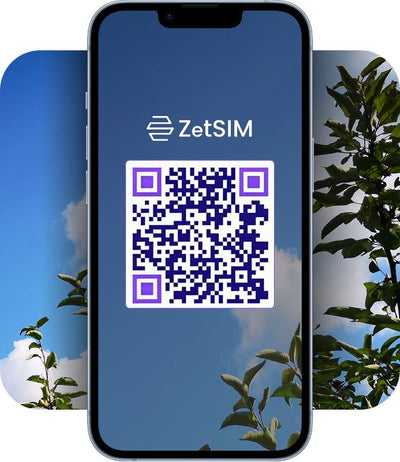 QR code to download Download the ZetSIM eSIM app