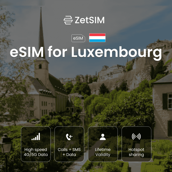 eSim für Luxemburg 