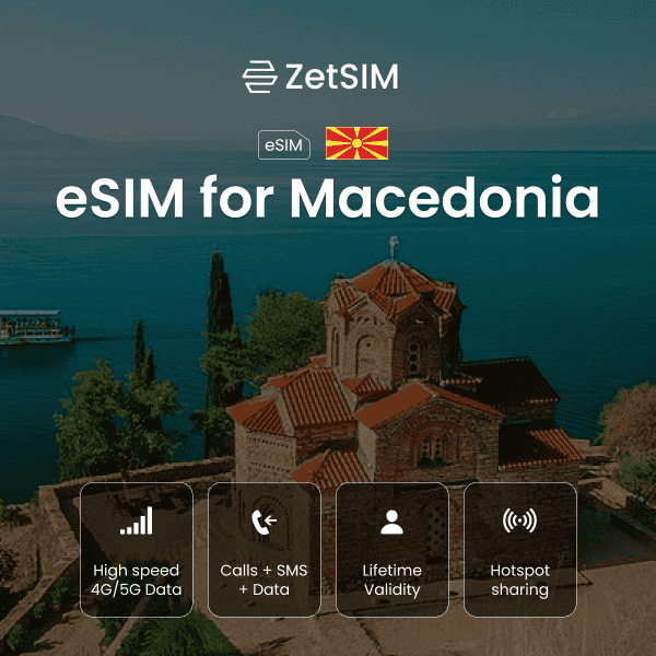 eSim für Mazedonien 
