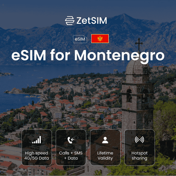 eSim für Montenegro 
