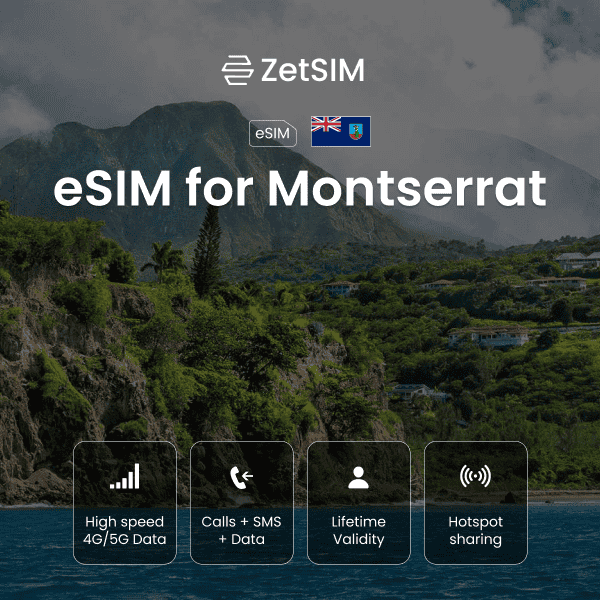 eSim für Montserrat 