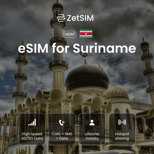 Suriname eSIM for travelers ÃƒÂ¢Ã¢â€šÂ¬Ã¢â‚¬Å“ fast 4G data for Paramaribo and Suriname travel