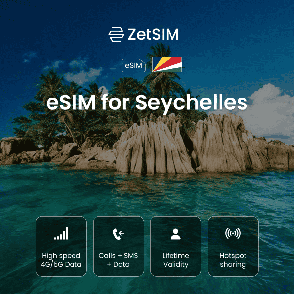 Seychelles eSIM for travelers ÃƒÂ¢Ã¢â€šÂ¬Ã¢â‚¬Å“ fast 4G/5G data for MahÃƒÆ’Ã‚Â©, Praslin, and La Digue