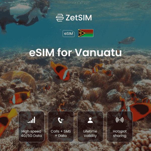 eSIM für Vanuatu 